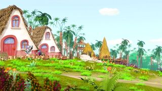 Панда и Петушок Лука S1E32 Годовщина домика