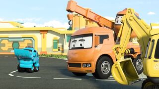 Машинки строители S1E13 Высиживание плана