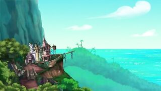 Капитан Джейк и Пираты Нетландии S4E14 Ученик Бородини⁄ Первый помощник мумия