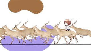 [AniMaunt] Shikanoko Nokonoko Koshitantan - 01