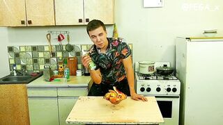 Как приготовить фруктовый салат, за 2 минуты _ Фруктовый десерт _ Пега