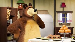 Маша и Медведь 8 сезон 7 серия - Весело весело склеим Новый год!