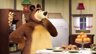 Маша и Медведь 8 сезон 7 серия - Весело, весело, склеим Новый год!