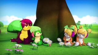 Малыши-прыгуши S1E04 Одно прыг-дерево для всех + Бубль и двойники