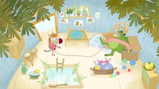 Зебра в клеточку S3E02 Гоша вяжет