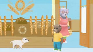 Приключения бурого медвежонка S1E49 Пропавший щенок